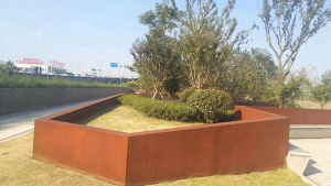 晋源耐候钢挡土墙